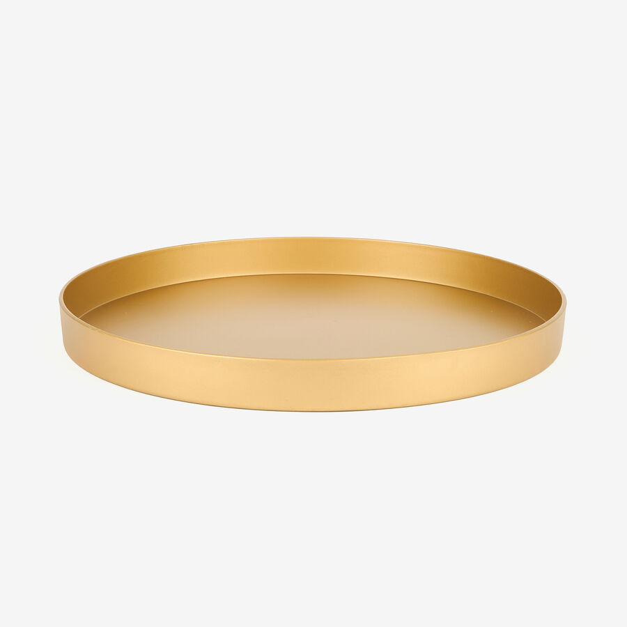 Centro de mesa dorado Ø32x3cm