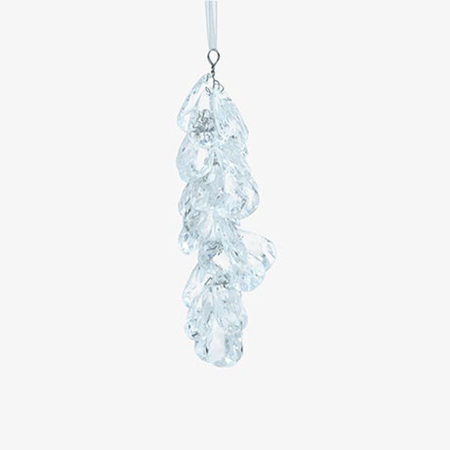 Decoraci&oacute;n de &aacute;rbol de Navidad de l&aacute;grimas de cristal 15cm