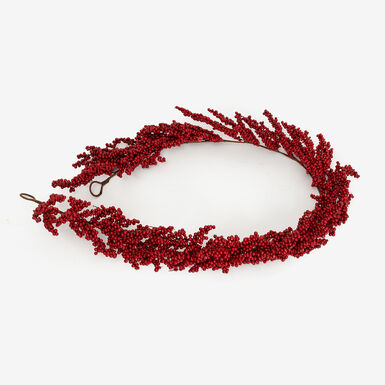 Guirnalda de bayas rojas 183cm