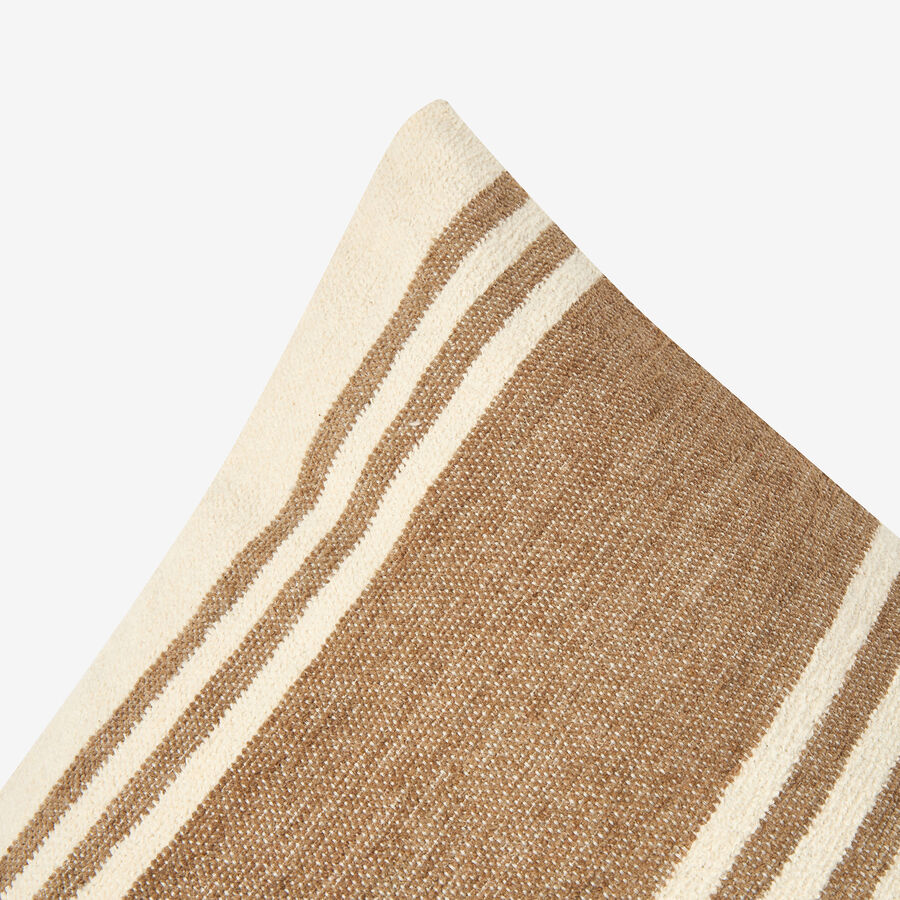 Funda de coj&iacute;n de chenilla rayas Vidoa 45x45cm