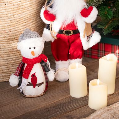 Figura decorativa Muñeco de nieve 24cm