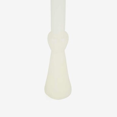 Vela de cera parafina blanca 25x5cm