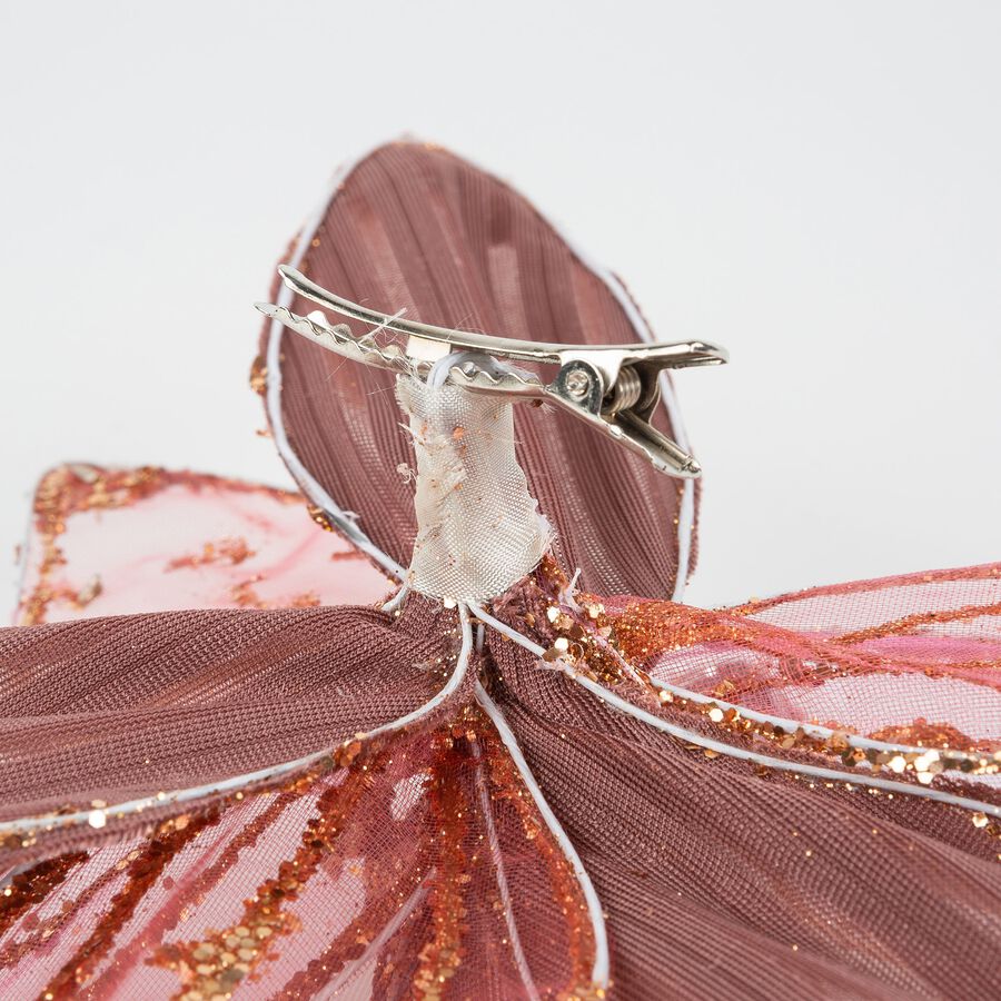 Adorno colgante Flor rosa 20cm