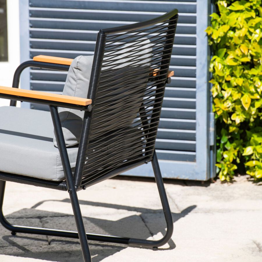 Set de jardín de 4 piezas de metal Boracay