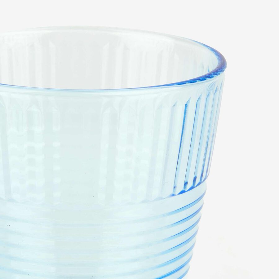 Vaso de vidrio azul Velor 31cl