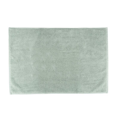 Alfombra de baño algodón verde 50x70cm