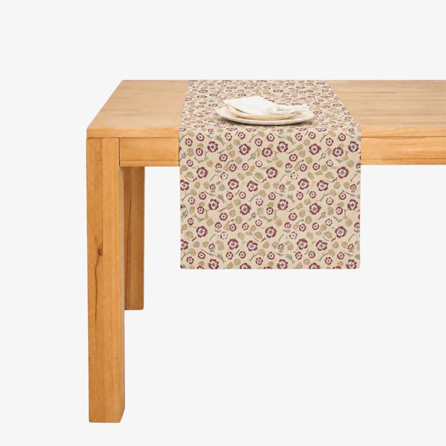 Caminno de mesa Camelia Botanicals 45x140cm Clau&Chloe