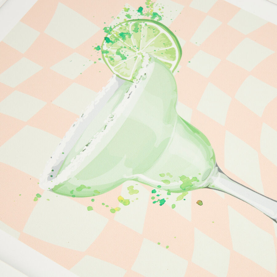 Cuadro con marco y cristal Margarita 30x40cm