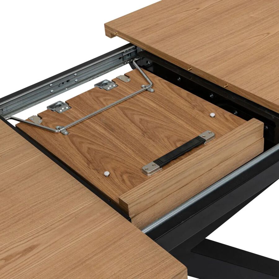 Mesa de comedor extensible de madera DM Denver 180/220x90x76cm