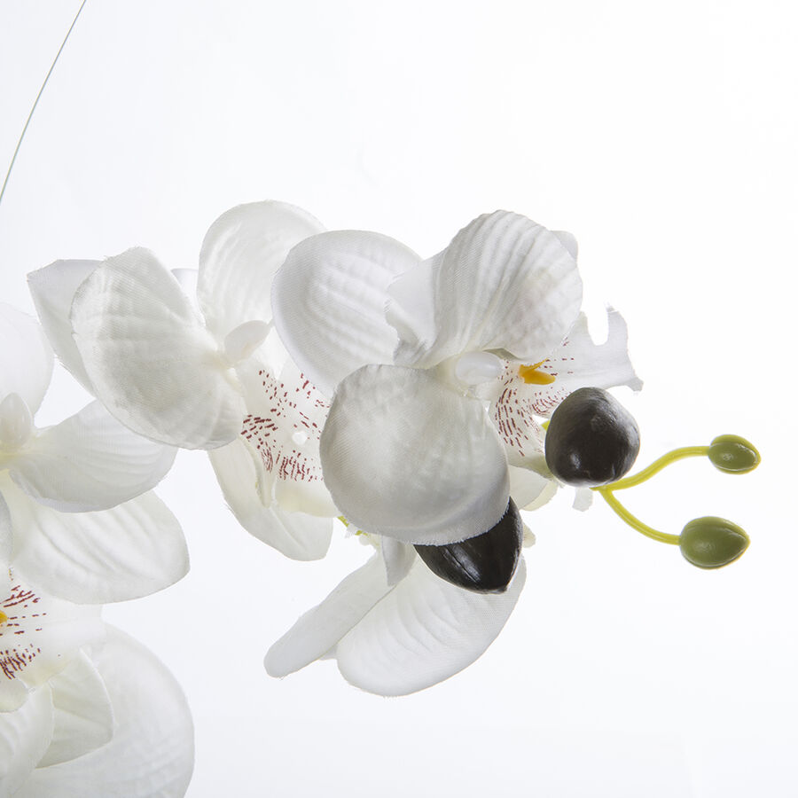 Planta artificial en maceta de cer&aacute;mica Orqu&iacute;dea 53cm