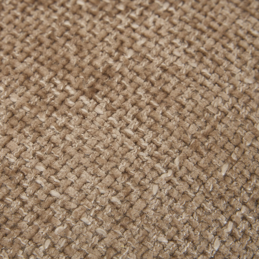 Butaca de algodón marrón Aicha 85x82x77cm Clau&Chloe