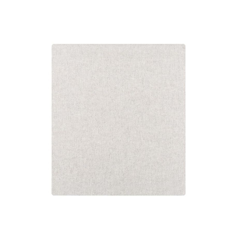 Mantel de algodón y poliéster gris Polo 135x250cm