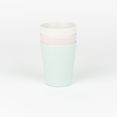 Vaso de fibra de bambú Marshall 35cl en varios colores