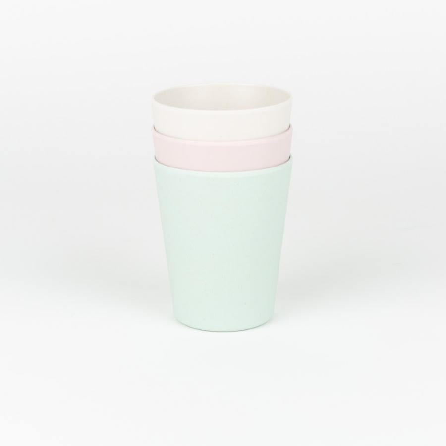 Vaso de fibra de bambú Marshall 35cl en varios colores