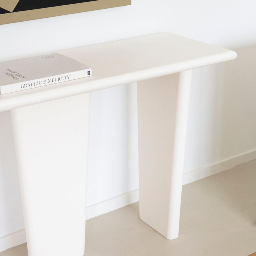 Consola de madera de mango Moscú 130x40x75cm Clau&Chloe