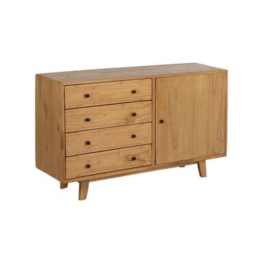 Aparador de madera de mindi 130x40x80cm