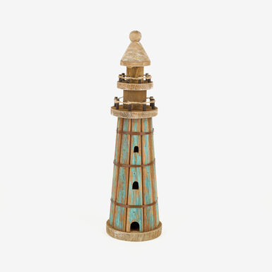 Figura decorativa de madera Faro 36cm