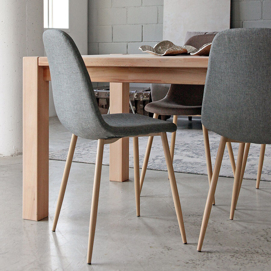 Silla de comedor gris oscuro Concept 45x55x86cm