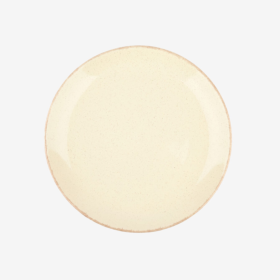 Vajilla de 18 piezas de cerámica blanca Coria