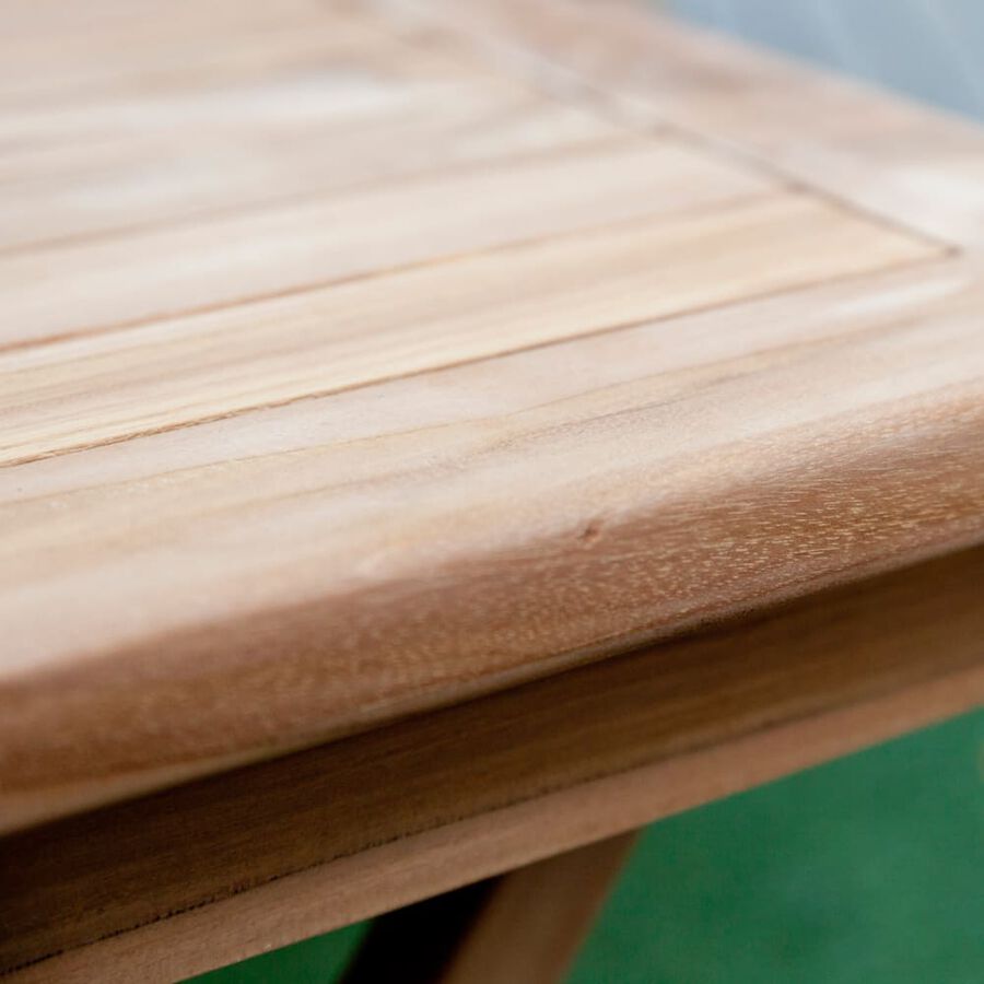 Mesa de jard&iacute;n plegable de madera de teca Azores 50x50cm