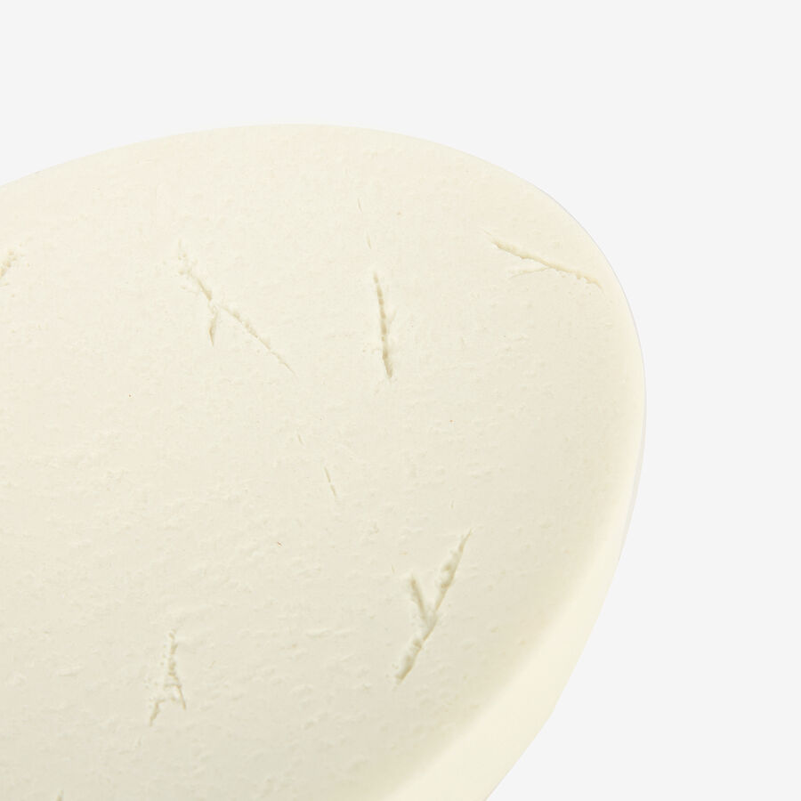 Jabonera de resina efecto piedra Apolo 13x10cm