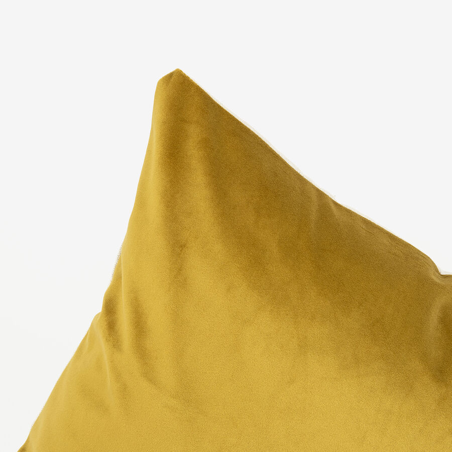 Funda de coj&iacute;n de terciopelo verde oliva 30x45cm