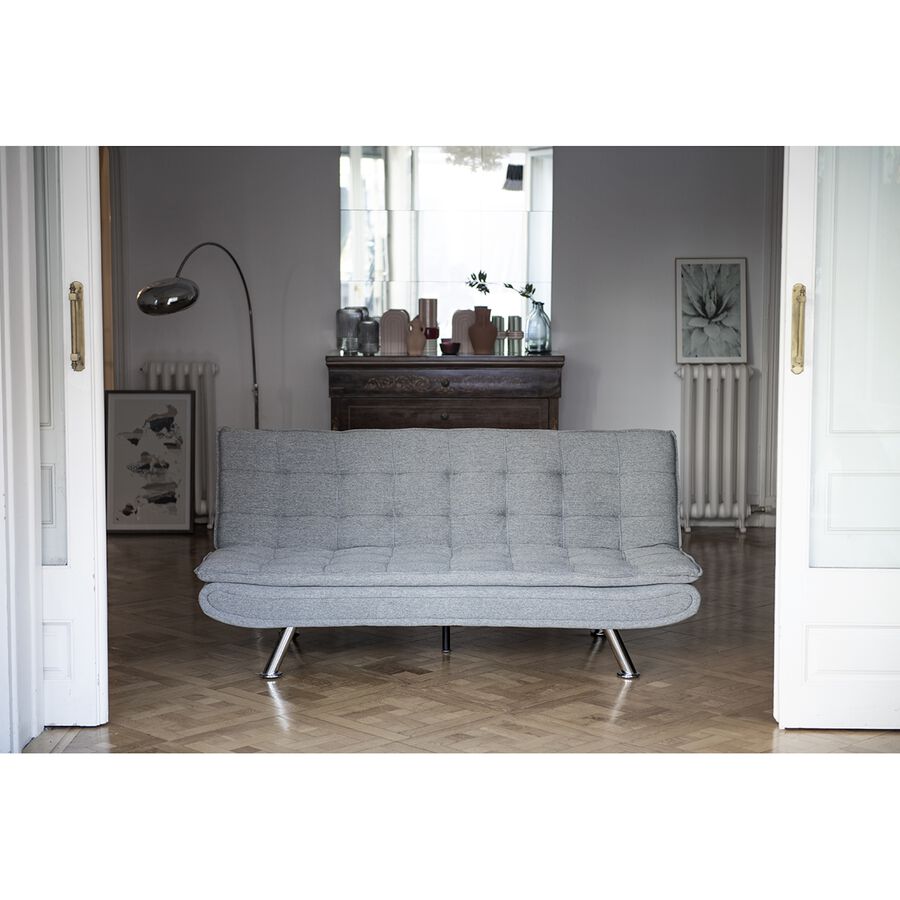 Sof&aacute; cama gris 181x92/109x84cm