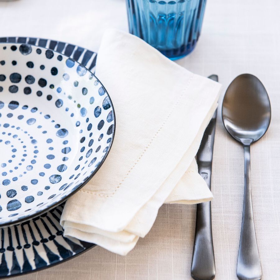 Servilleta de tela básica color blanco 45x45cm