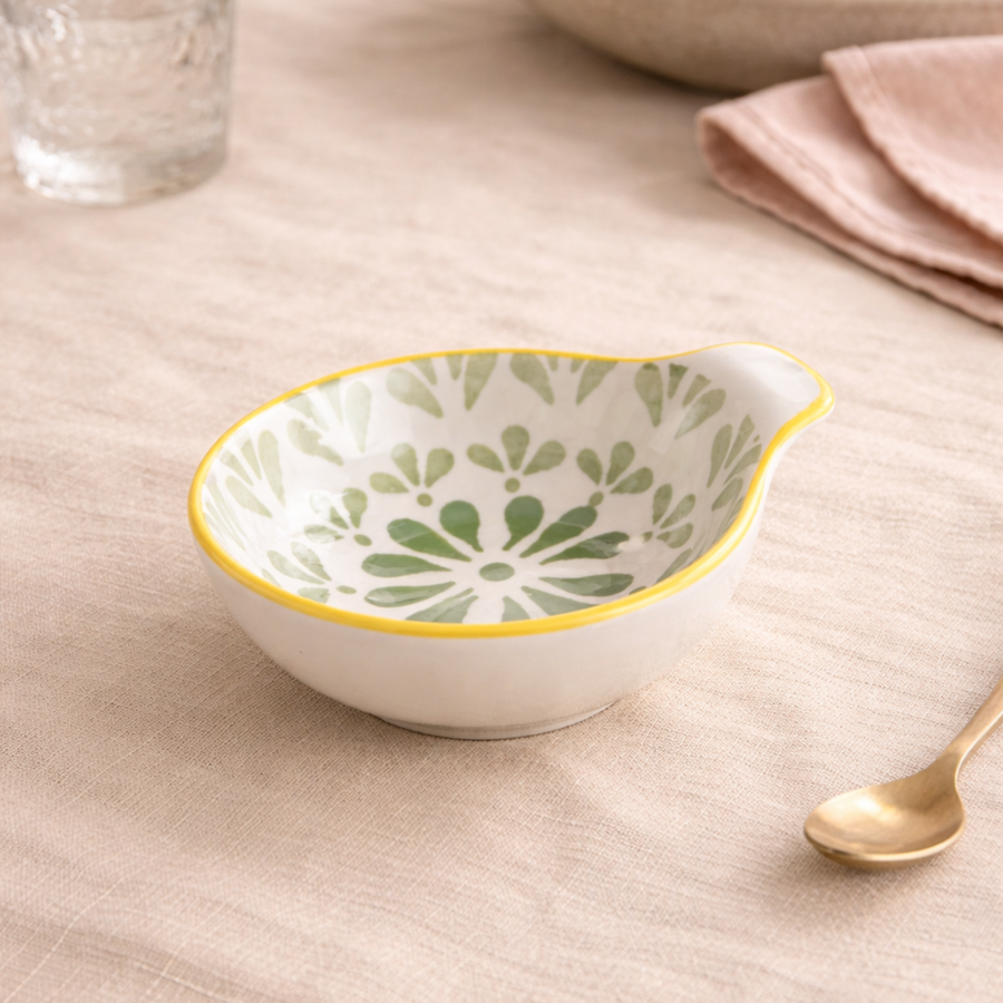 Bol de cer&aacute;mica para aperitivos Suede 11,5x10x38cm