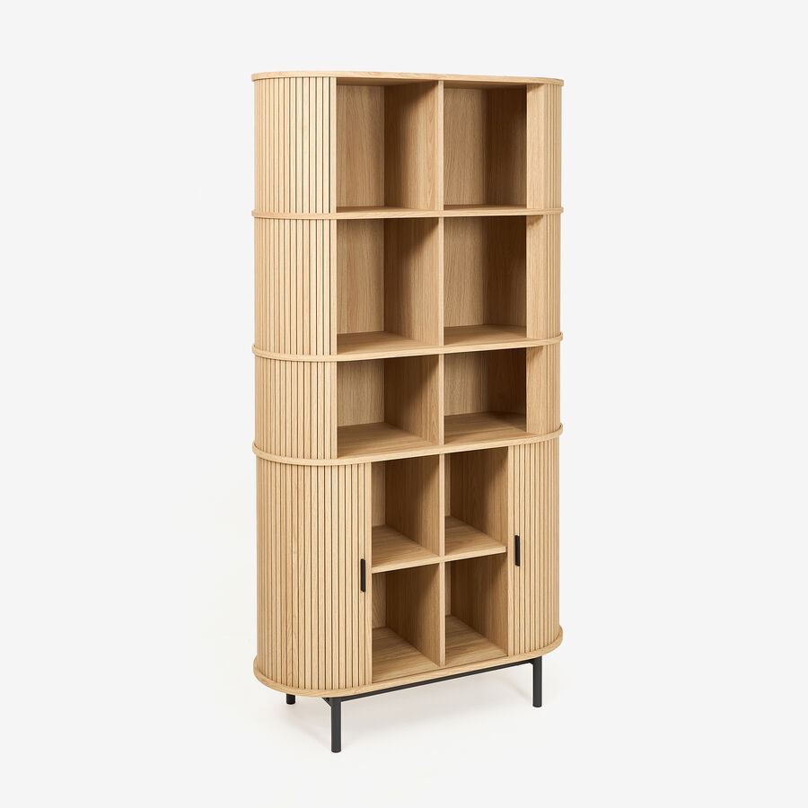 Estanter&iacute;a de madera MDF Medan 90x40x172,5cm