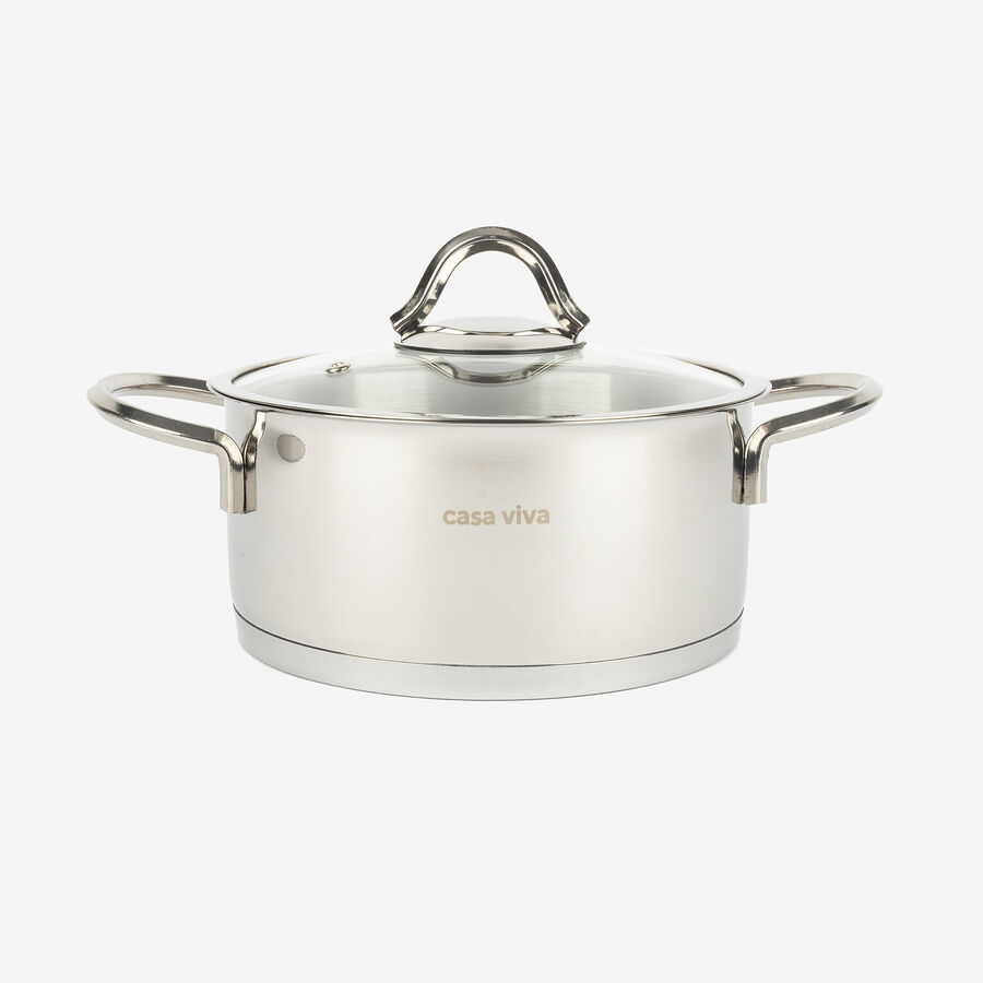 Olla con tapa de acero inoxidable Casa Viva &Oslash;20cm - 3L