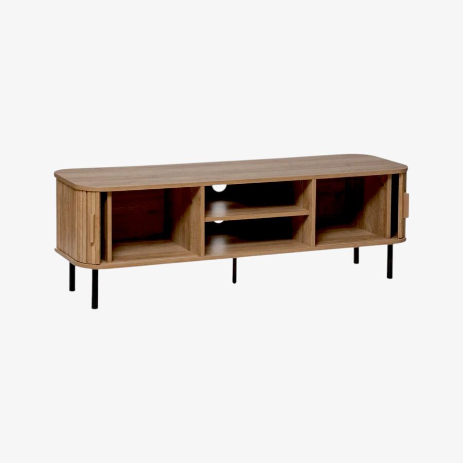 Mueble de TV de madera DM Valote 140x40x46cm