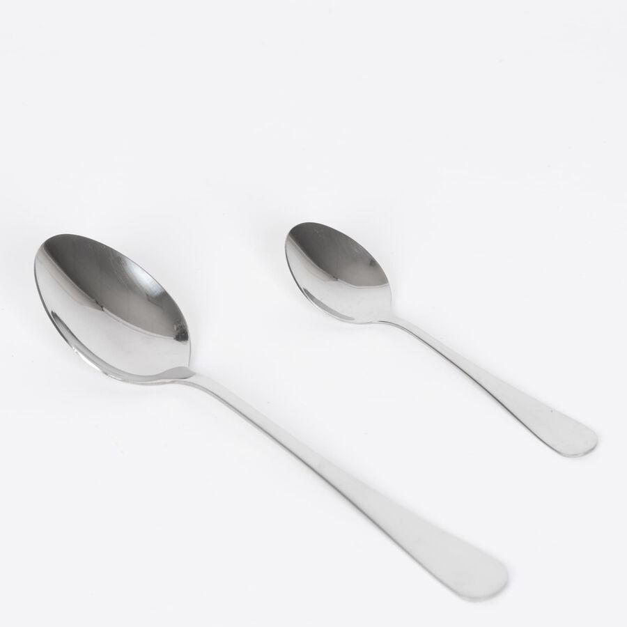 Cuberteria de 24 piezas de acero inoxidable Munich Silver - Bergner