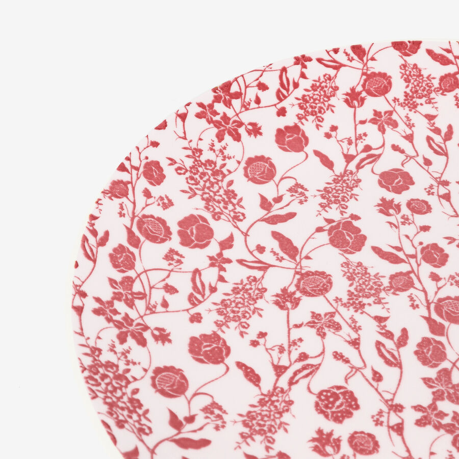 Vajilla de 12 piezas de porcelana rosa Galik