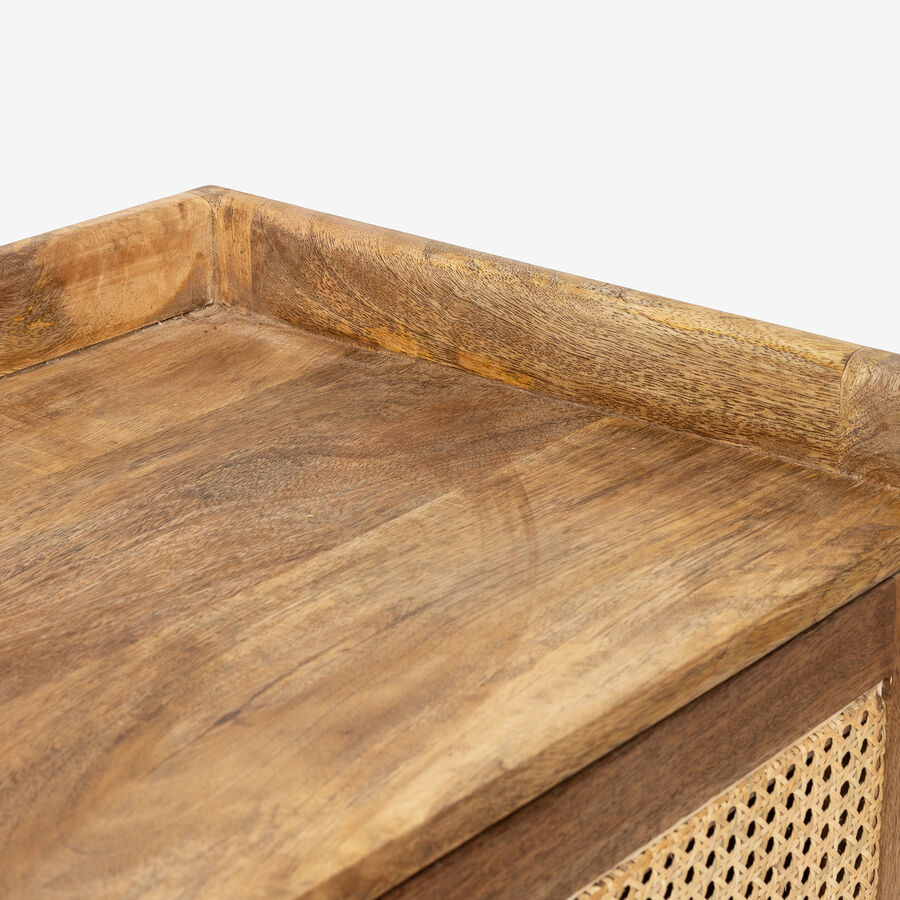 Aparador de madera de mango Merlin 180x42x82cm Clau&Chloe