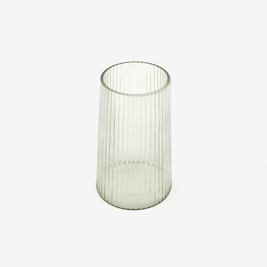 Jarrón de cristal Aura Ø13x20cm