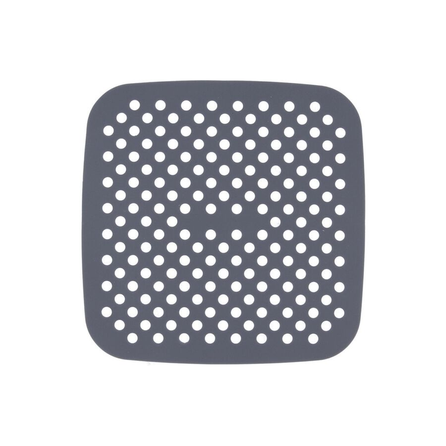 Almohadilla freidora de silicona gris 18x18cm