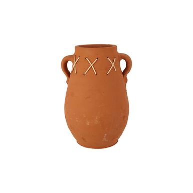 Jarrón con asas de terracota Gren Ø17x23cm