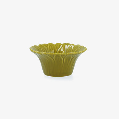 Bol de flor verde de porcelana Pomera 10cm