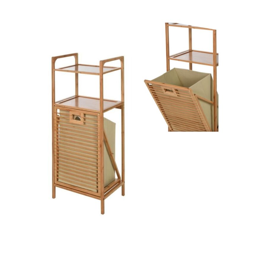 Mueble de baño de bambú 40x30x95cm