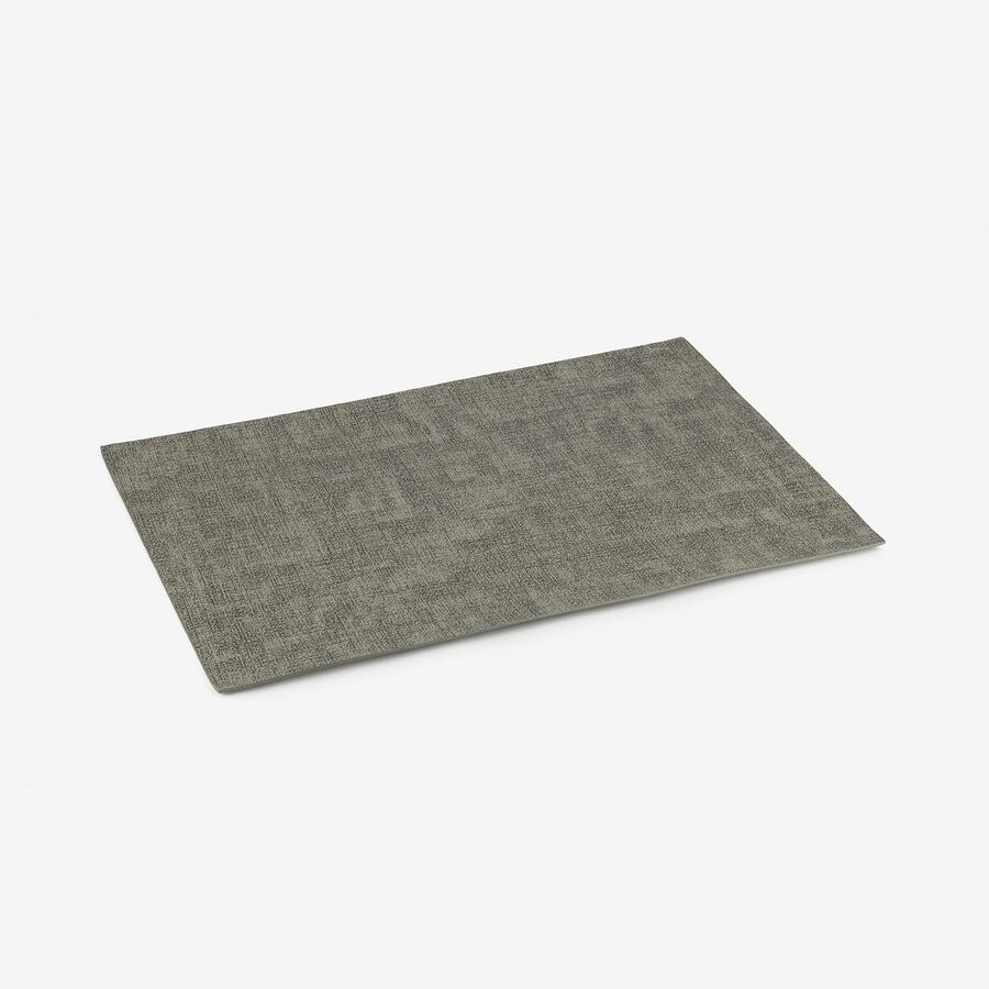 Mantel individual reversible gris oscuro 30x45cm