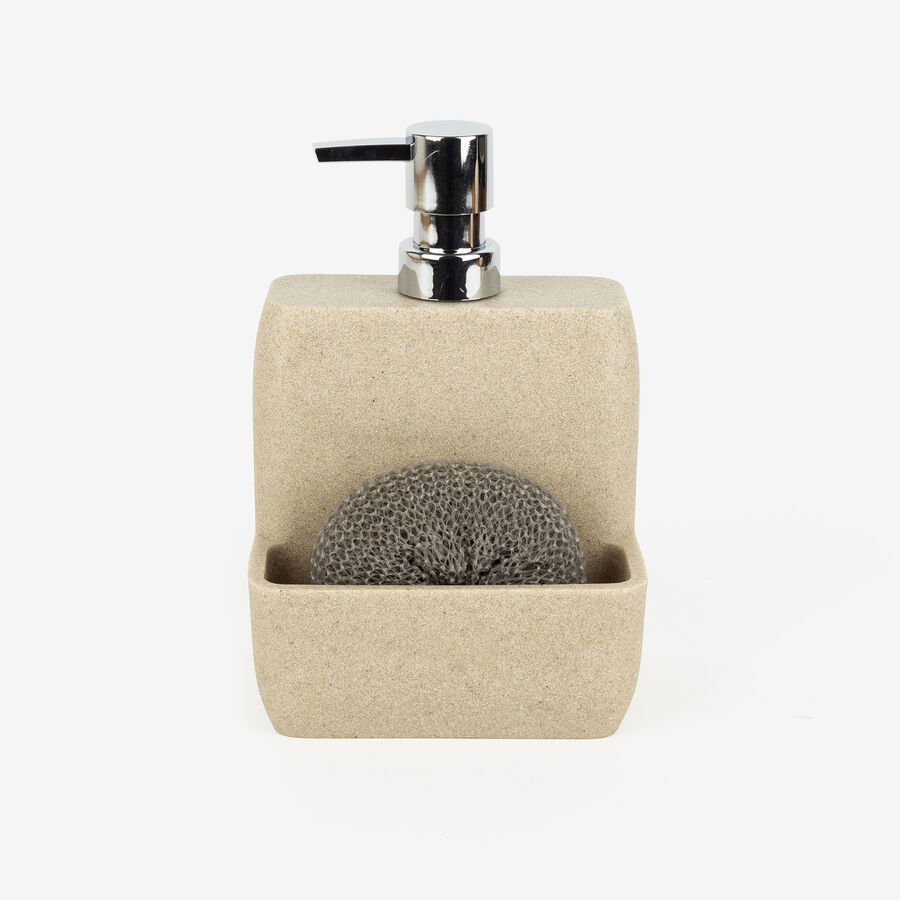 Dispensador de jabon de poliresina 18,4cm