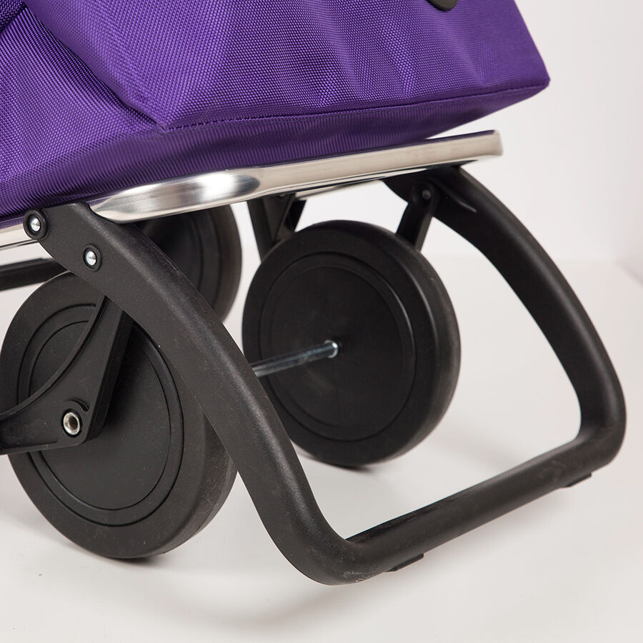 Carro de la compra plegable 4 ruedas Violeta Rolser
