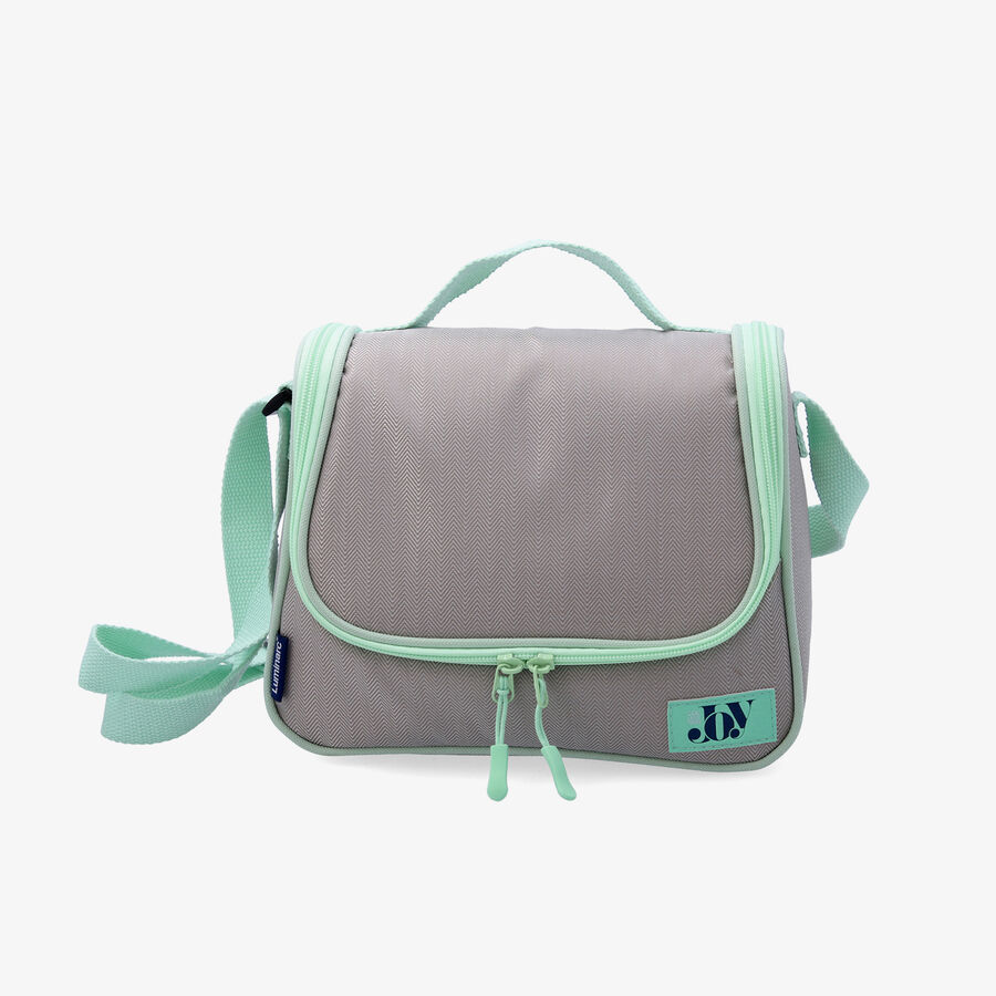 Bolsa t&eacute;rmica verde de poli&eacute;ster Joy 25x12x19
