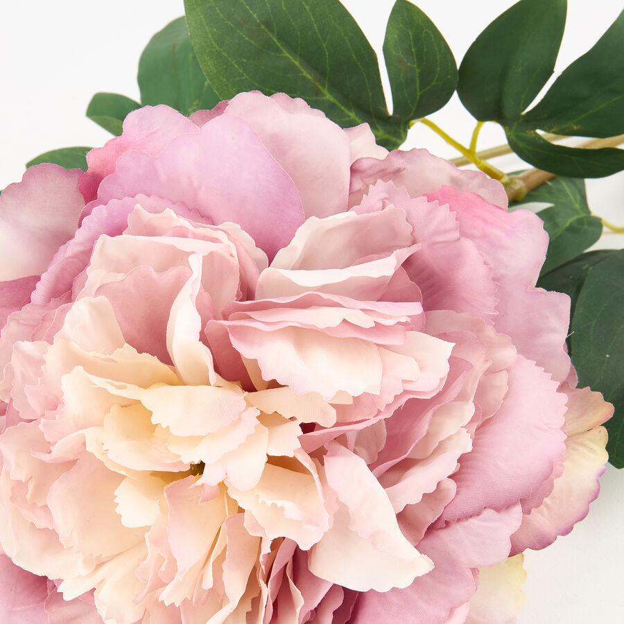 Flor artificial peonia lila 70cm