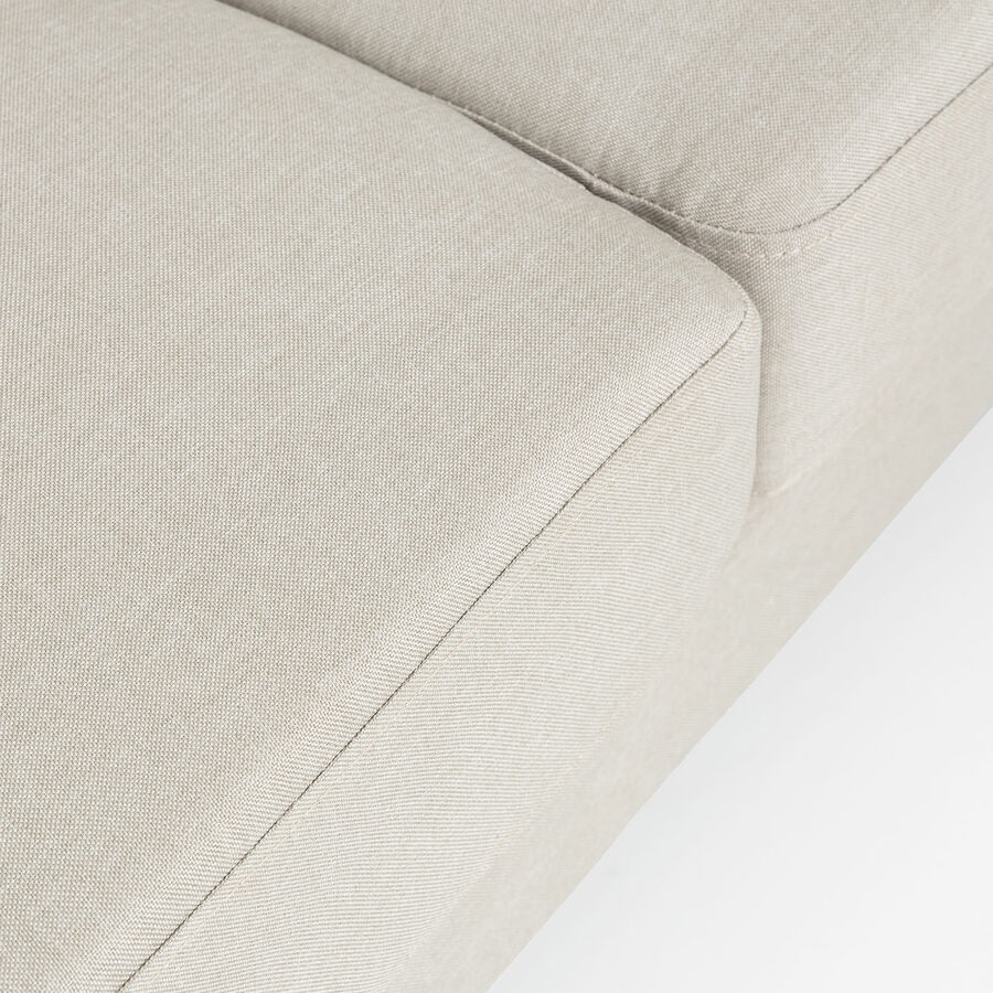 Sof&aacute; de 2 plazas beige Padua 178x84,5x83cm