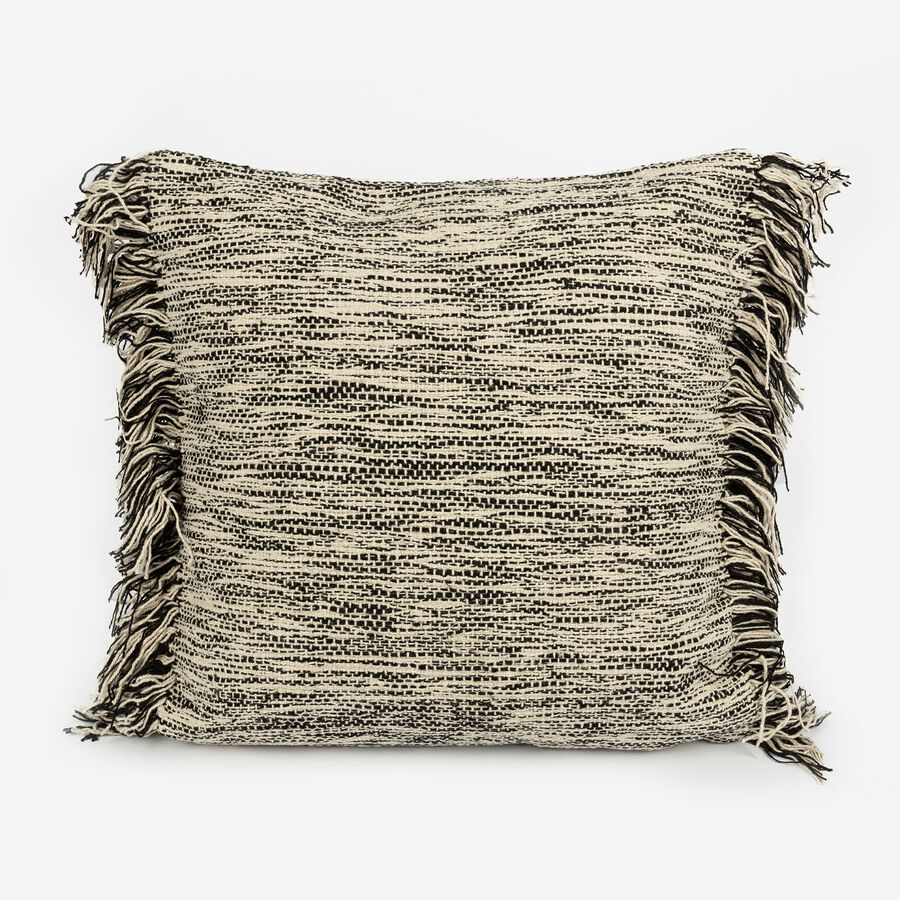 Funda de coj&iacute;n gris de algod&oacute;n 45x45cm