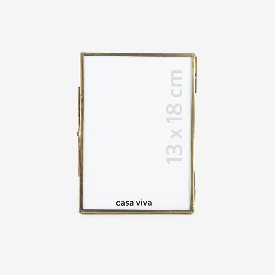 Marco de fotos dorado 13x18cm