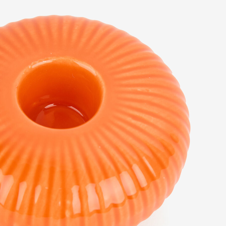 Candelabro de gres naranja Dunza Ø7x3cm