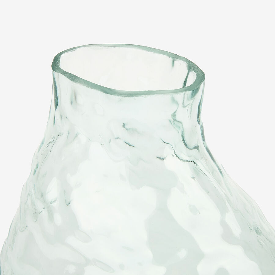 Jarr&oacute;n de cristal transparente Biras 21x15x23cm